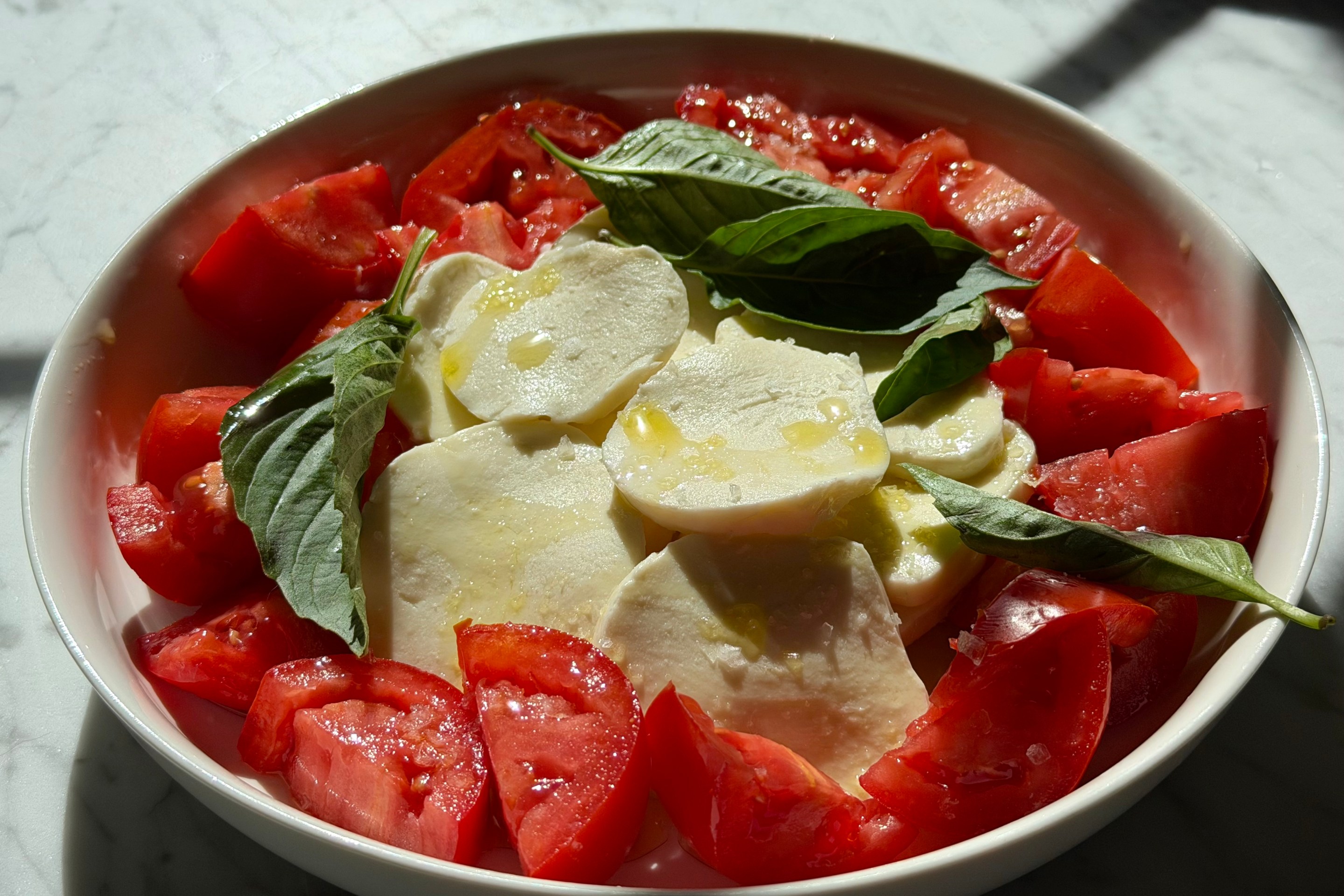 Caprese salad from Joanna Moeller.