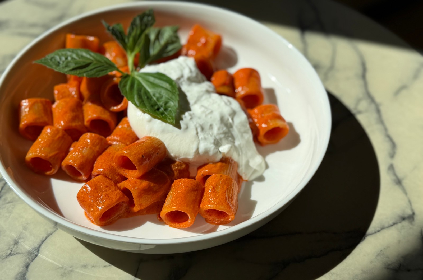Pasta with Spicy Vodka Sauce