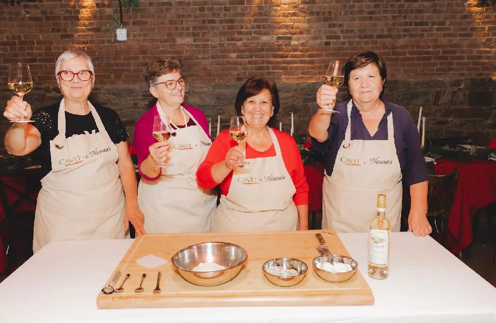 Nonna's Italy in America (left to right): Nonna Italia, Nonna Luciana, Nonna Margherita, Nonna Lalla.
