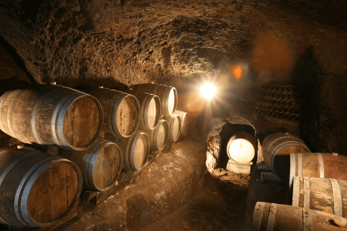 Inside La Masserie’s cellar, where the character of the old family property forms part of a winemaking story spanning three generations. Photo credit: La Masserie