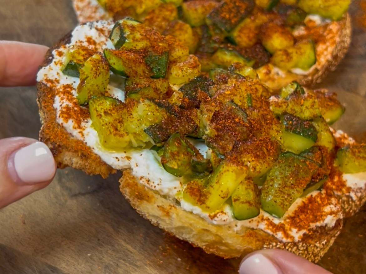 Zucchini Crostini
